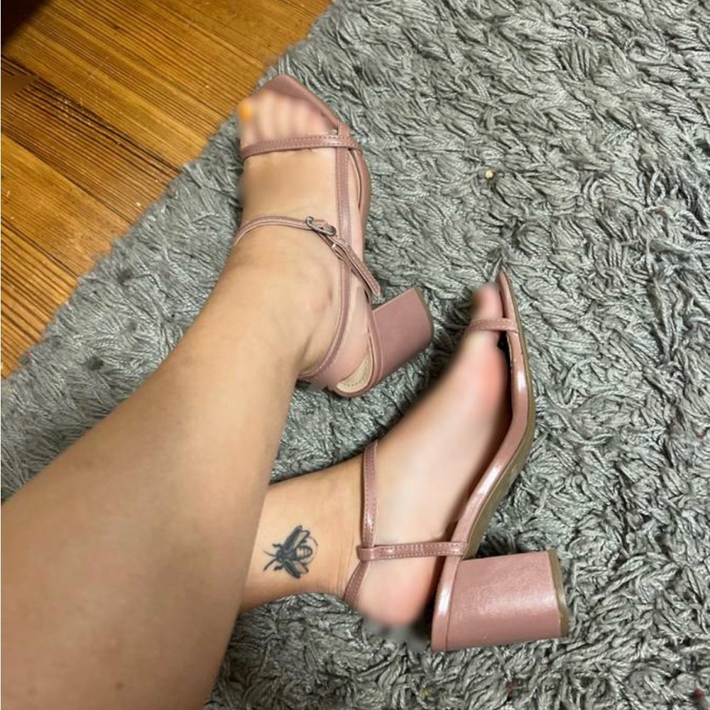 Women’s Pink Strappy Heels